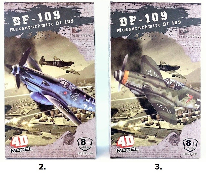 Lietadlo model Messerschmitt Bf 109 - náhodný