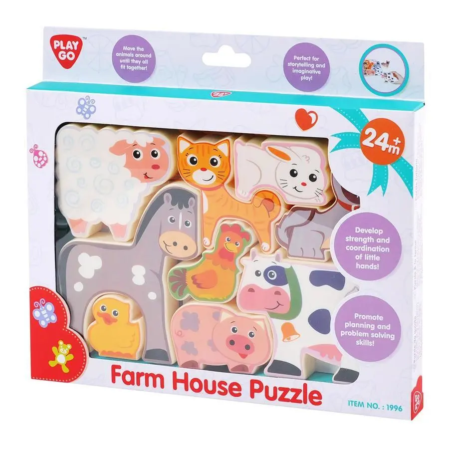 Puzzle zvieratká z farmy