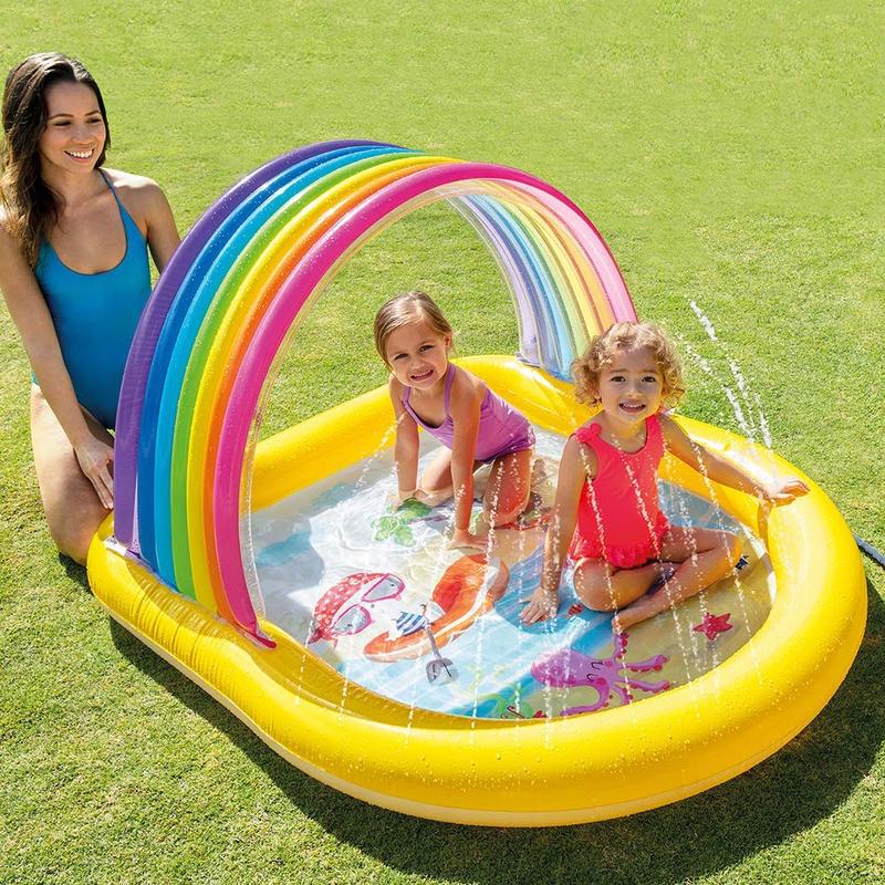 Intex 57156 Bazén so sprchou 147x130cm