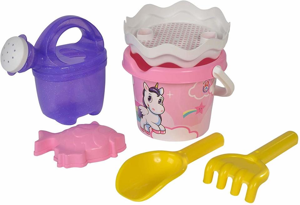 Androni Kýblik do piesku set jednorožec 6ks 28cm