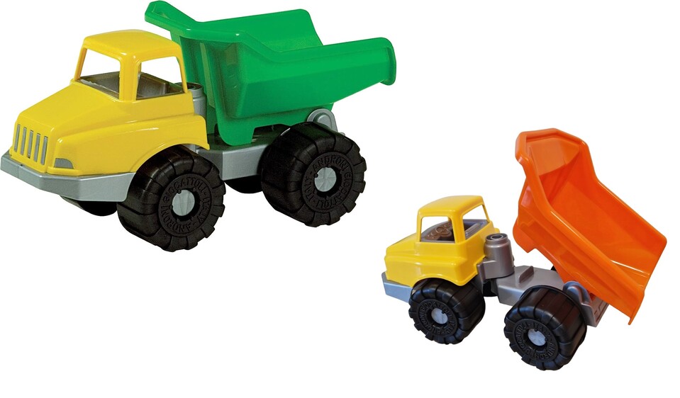 Nákladné auto do piesku Androni 28cm - oranžové