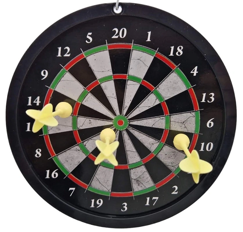 Terč magnetický 15cm obojstranný s 3 šípkami