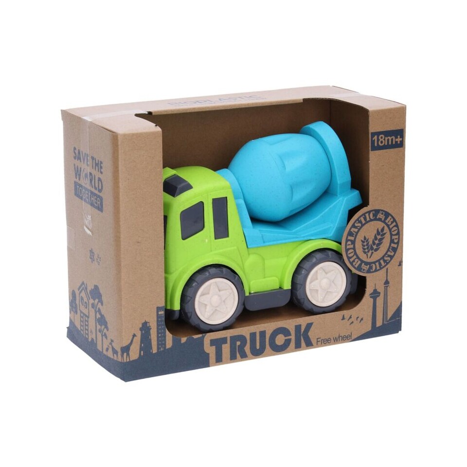 Auto bioplast stavebné stroje 17cm