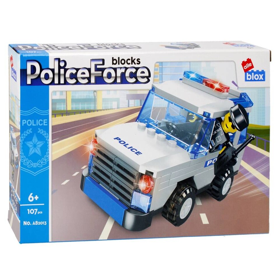 Stavebnica Alleblox Polícia 107ks