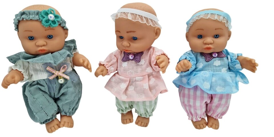 Bábätko s čelenkou 17 cm