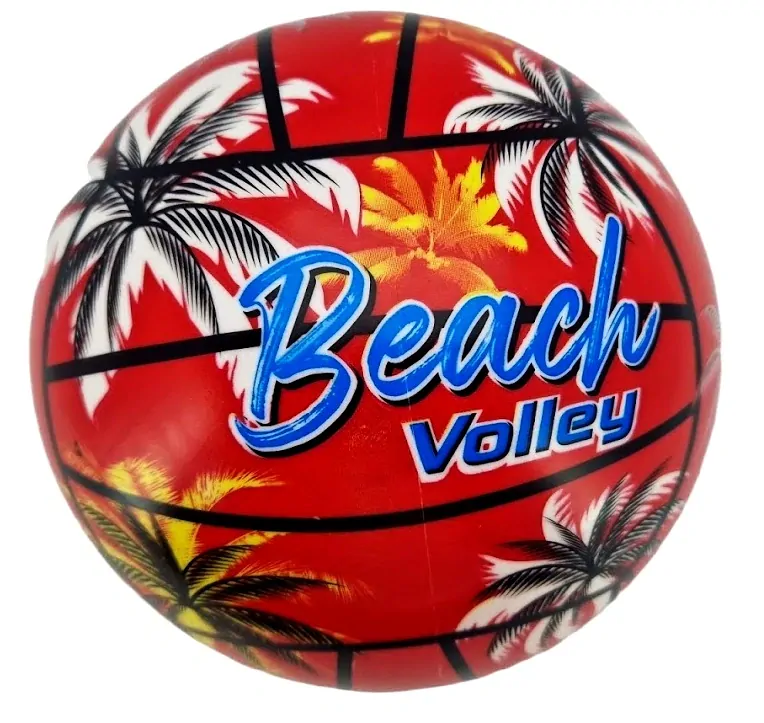 Volejbalová plážová lopta Beach Volley 3farby 21cm - náhodná