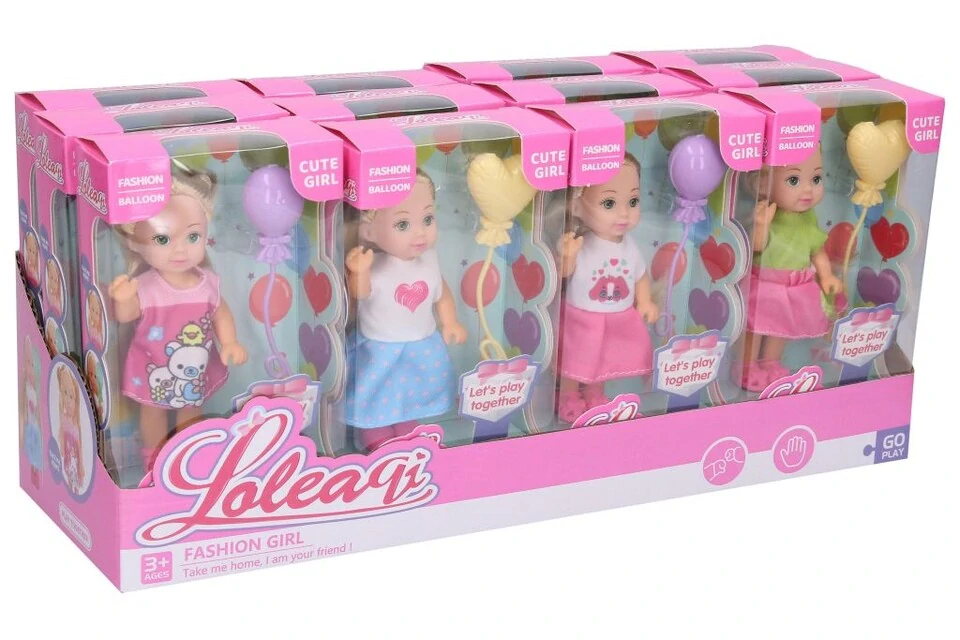 Bábika s balónom 12cm