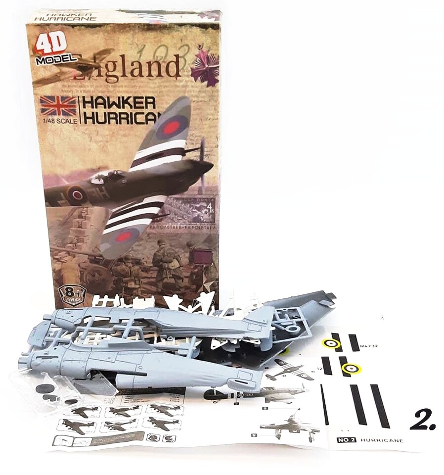 Lietadlo stavebnica 1:48 model 4D - náhodný