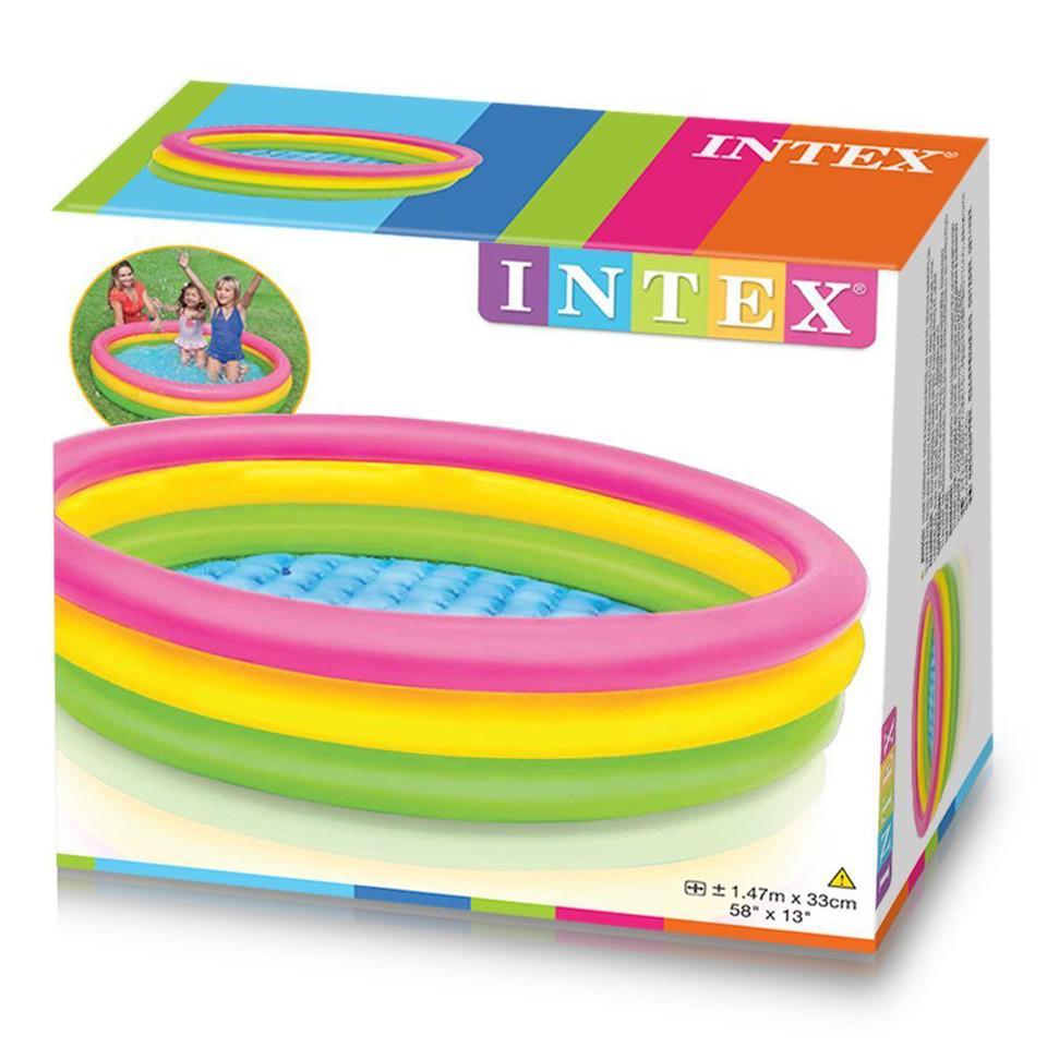 Intex 57422 Dúhový bazén 147x33cm