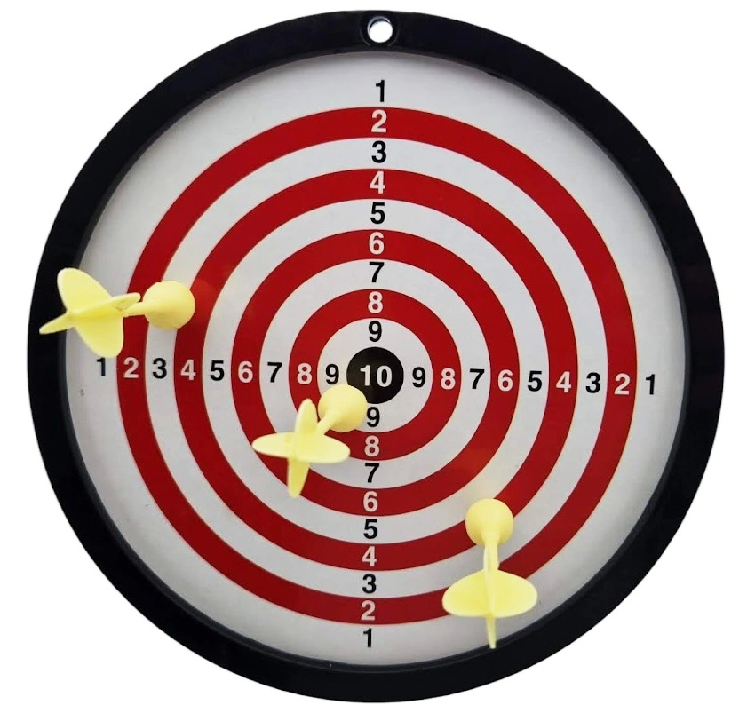 Terč magnetický 15cm obojstranný s 3 šípkami