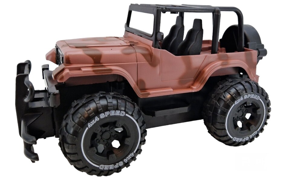 Terénne auto Jeep RC s efektmi 1:16 - náhodné