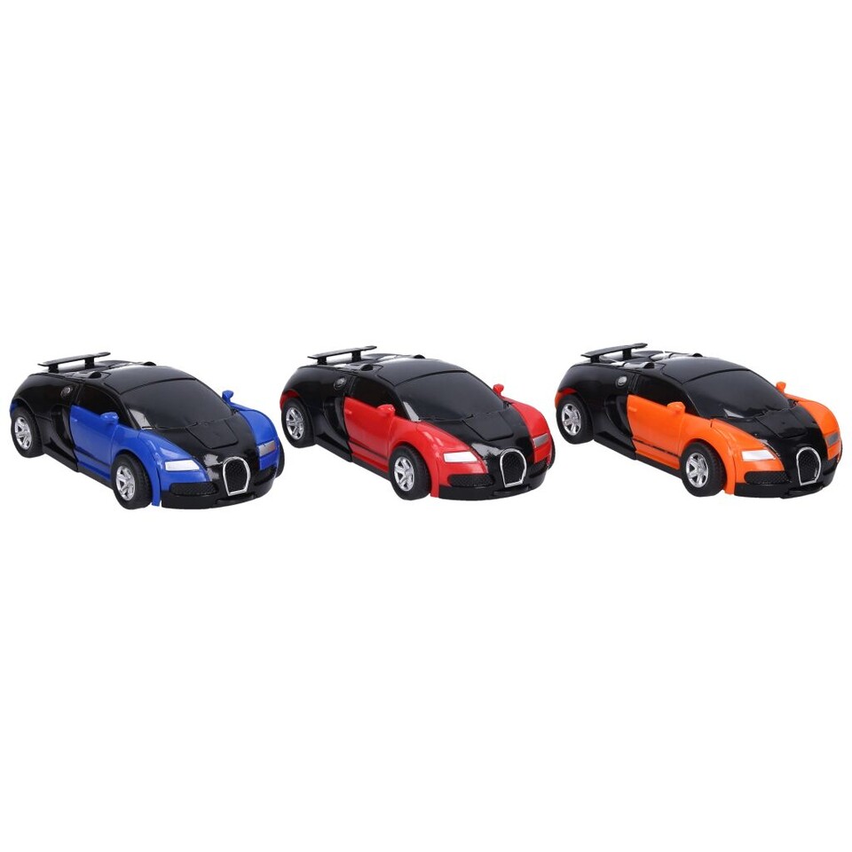 Autorobot na zotrvačník 12 cm - žltý