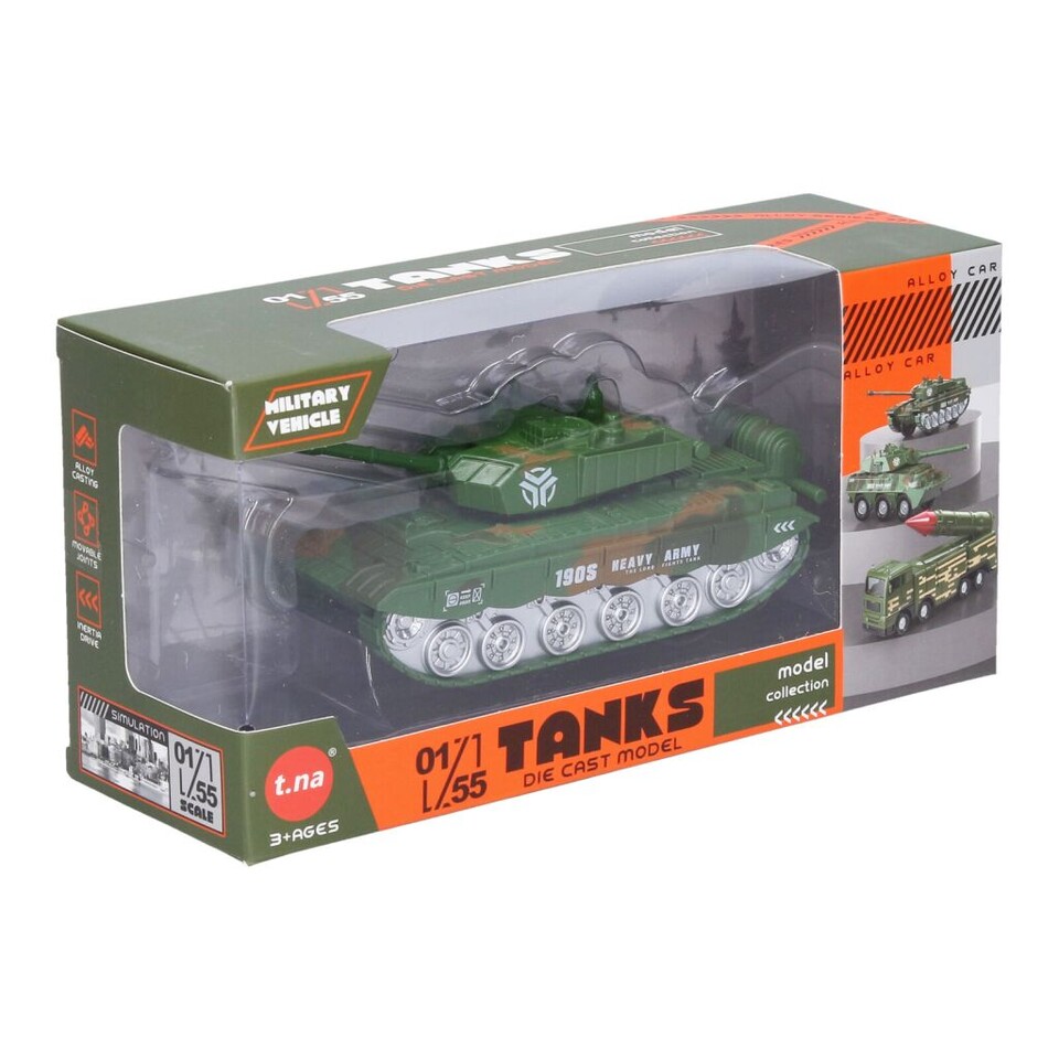 Tank kovový 16cm - náhodný
