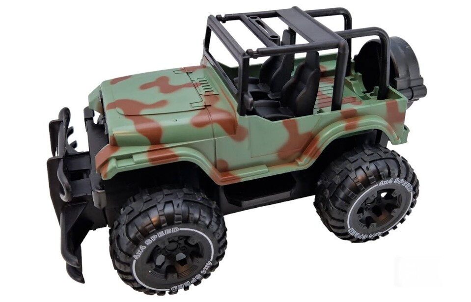 Terénne auto Jeep RC s efektmi 1:16 - náhodné