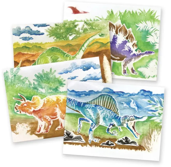 Dinosart Magický akvarel
