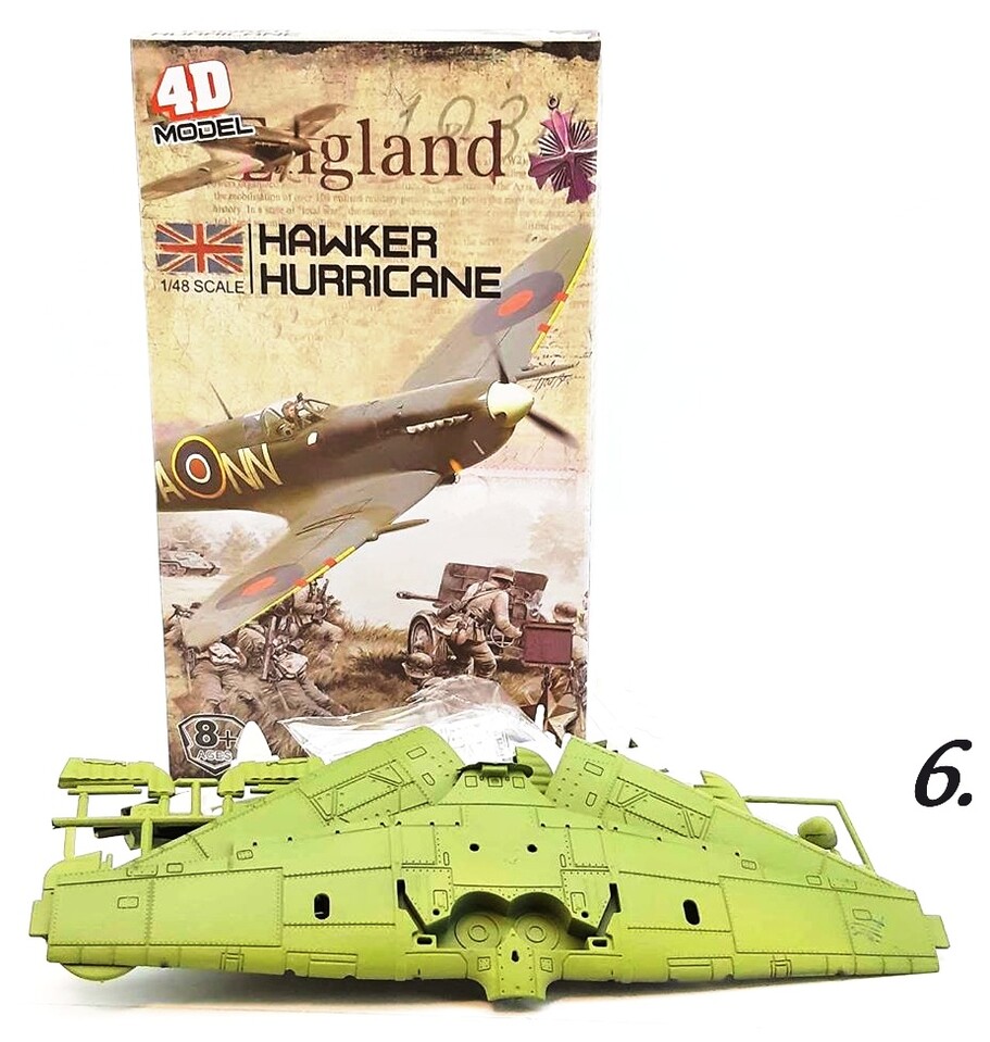 Lietadlo stavebnica 1:48 model 4D - náhodný