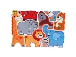 Puzzle Safari zvieratká 24x18cm