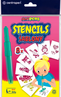 Šablóny Centropen 9996 L/8ks súprava
