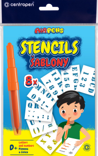 Šablóny Centropen 9996 D/8ks súprava
