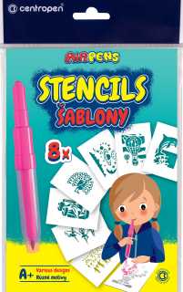 Šablóny Centropen 9996 A/8ks súprava
