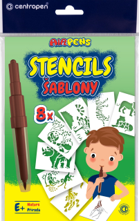 Šablóny Centropen 9996 E/8ks súprava