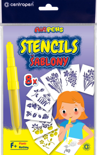 Šablóny Centropen 9996 F/8ks súprava