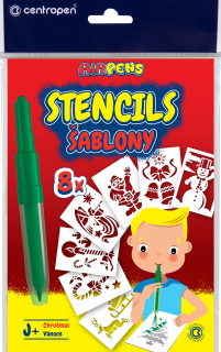 Šablóny Centropen 9996 J/8ks súprava
