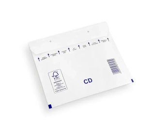 Poštové obálky  bublinkové MMCD na CD biele 20x17,5cm