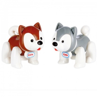 Psík plastový 10cm - náhodný