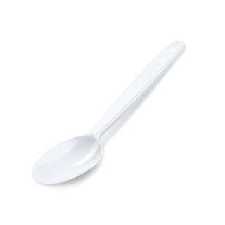 Lyžica PP znovu použiteľná biela 18,5cm/50ks