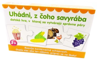 Hry náučné mix - Uhádni z čoho sa vyrába