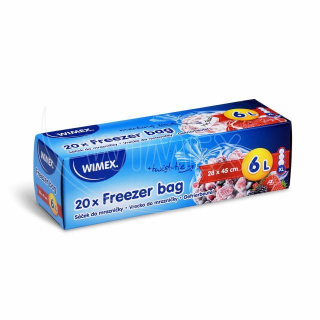 Vrecká do mrazničky  (LDPE) 6l  28x45/20ks  W