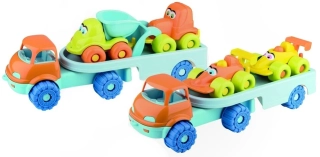 Androni Kamión transportér + 2 autá 53cm - stavebné stroje