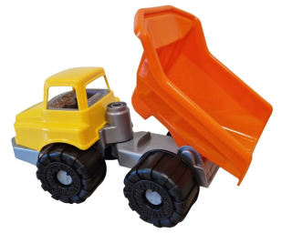 Nákladné auto do piesku Androni 28cm - oranžové