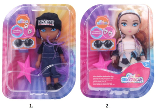 Bábika s doplnkami 16cm - 2