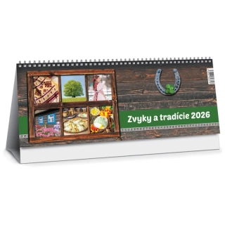 Kalendár stolový 2026 Zvyky a tradície SK-19