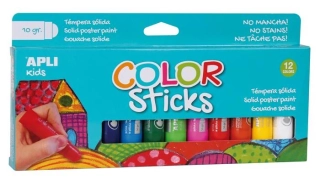 Temperové tyčinky, sada APLI Color Sticks/12