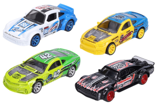 Auto kovové 7cm - žlté
