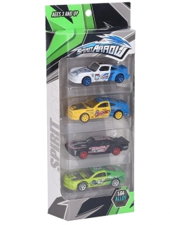 Auto kovové sada 4 ks/7cm