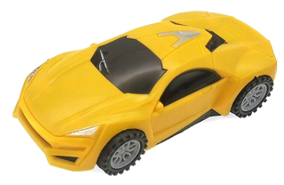 Auto na zotrvačník 16,5cm - žlté