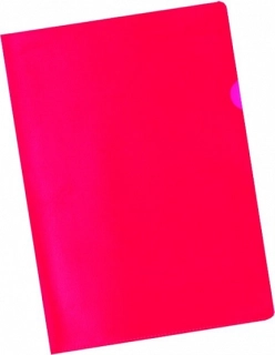 Obal PP A4 L 110mic/100ks červený