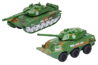 Tank kovový 16cm - náhodný