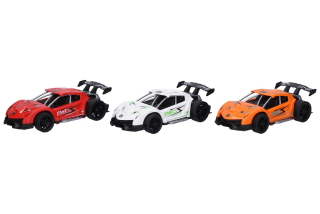  Auto závodné na zotrvačník 15,5cm - oranžové