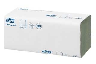 Uteráky papierové TORK systém H3, Universal Z zelené/20 bal