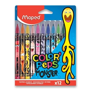 Popisovač MAPED Color Peps Monster/12ks