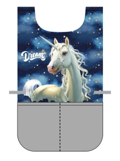 Zástera maliarska s potlačou pončo KARTON Unicorn