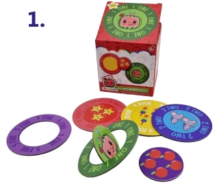 Cocomelon Moje prvé puzzle 10x10cm - 1–kružky