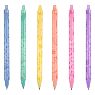 Pero gumovacie guľôčkové 0.5mm Colorino - Pastel 6 dizajn, modré