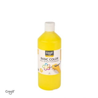 Farby temperové 500ml CREALL základná žltá