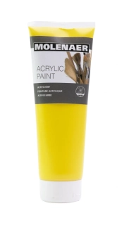 Farby akrylové Molenaer 250 ml žltá